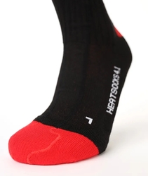 Ponožky HEAT SOCK 4,1 toe cap - 39-41, black