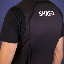 Chránič páteře SHRED FLEXI BACK VEST ZIP - L, black