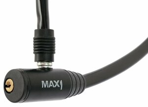 Zámek lanko MAX1 650 mm - černá